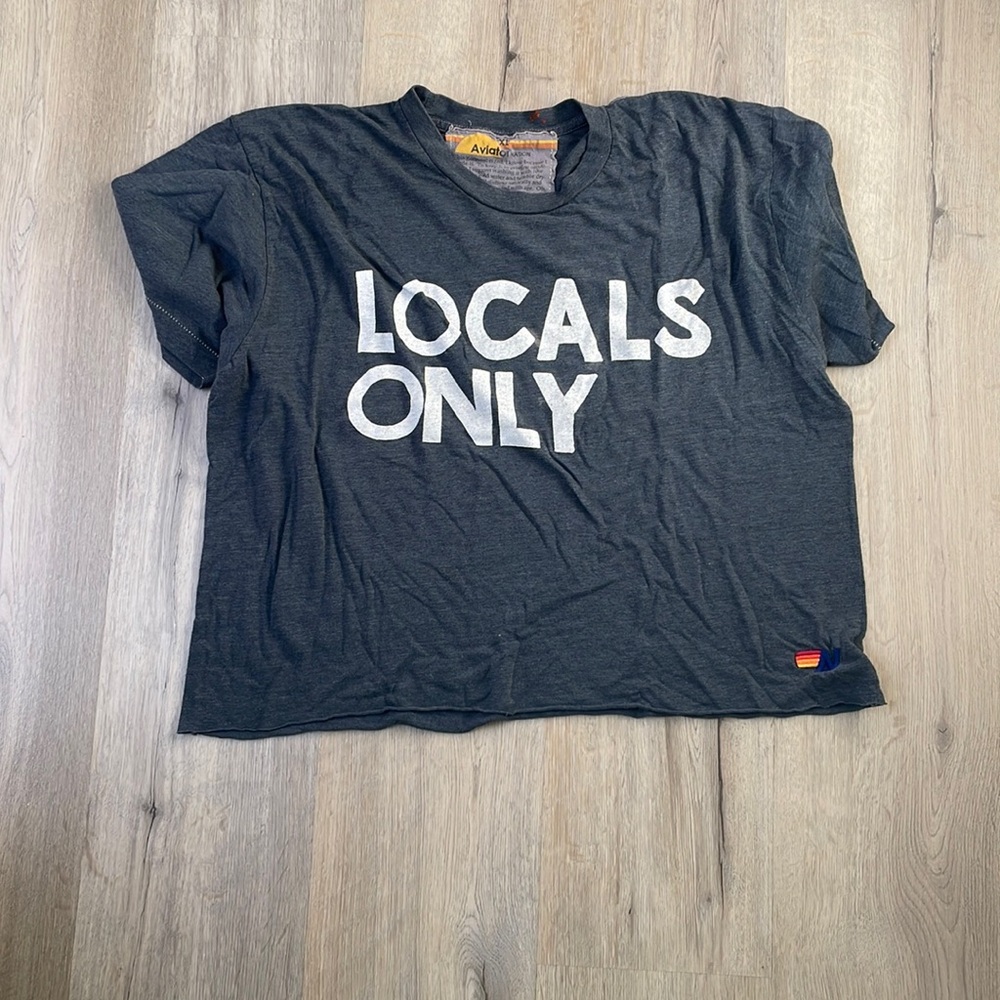 Locals only Aviator Nation tee